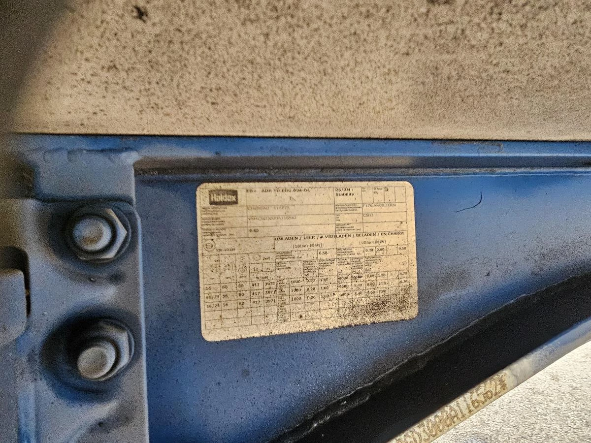 Chereau INOGAM/TYPE 1507 - CARRIER VECTOR 1950 - D'HOLLANDIA 2500 KG - BPW DISC - TUV 02-08-2026. 2018 afbeelding 16