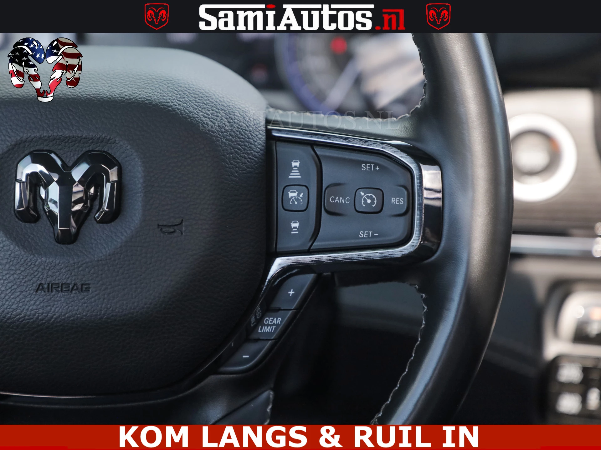 Dodge Ram Pick-Up 2023 - COBRA HULK PACK | 5.7 V8 402 PK | LIMITED EDITION | HUD | LUCHTVERING | BOM VOL | zdjęcie 69