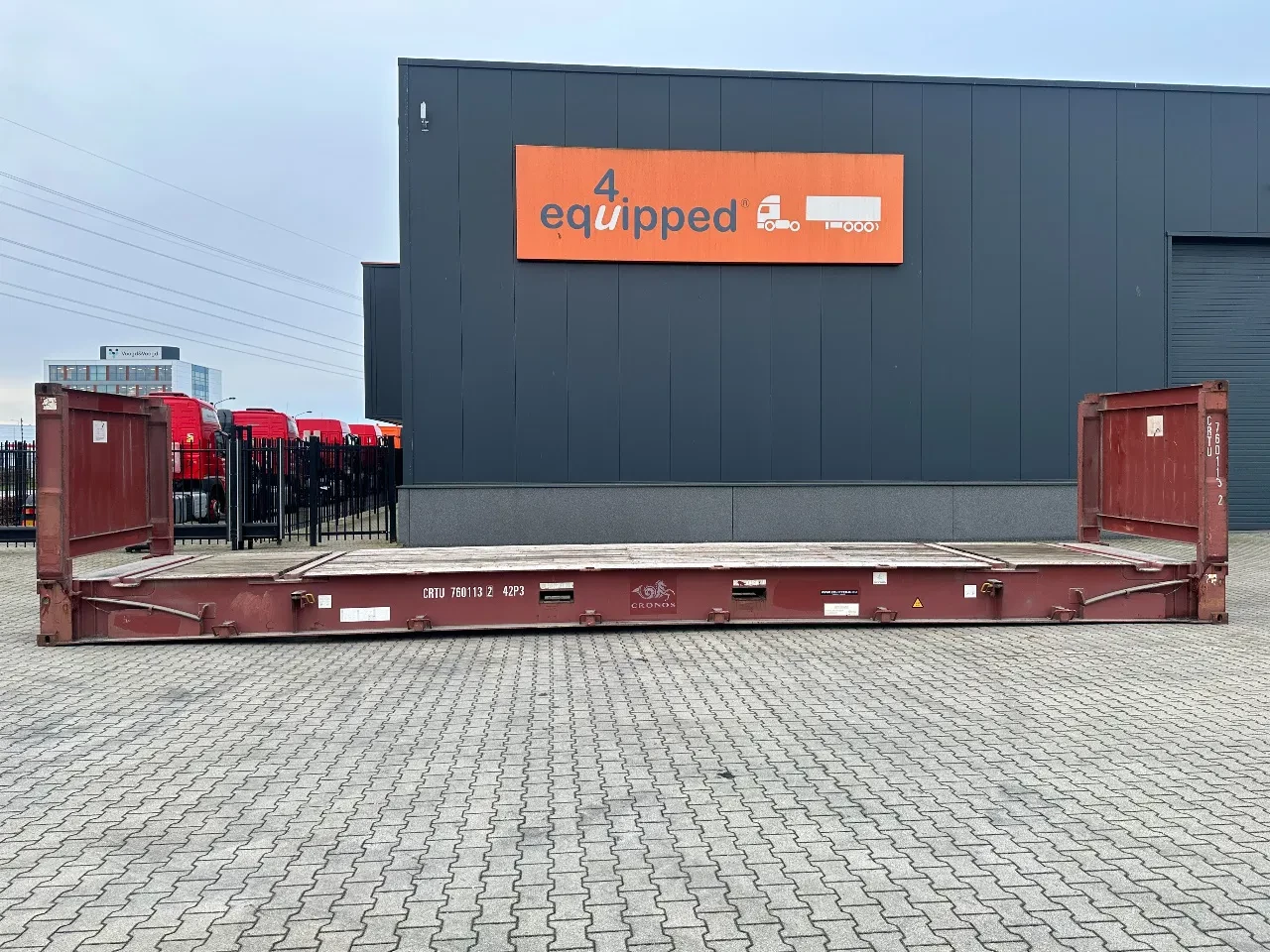 CIMC 2007 - 40FT FLATRACK FLUSH FOLDING / CSC-test: 12/2027 / 10x available afbeelding 2