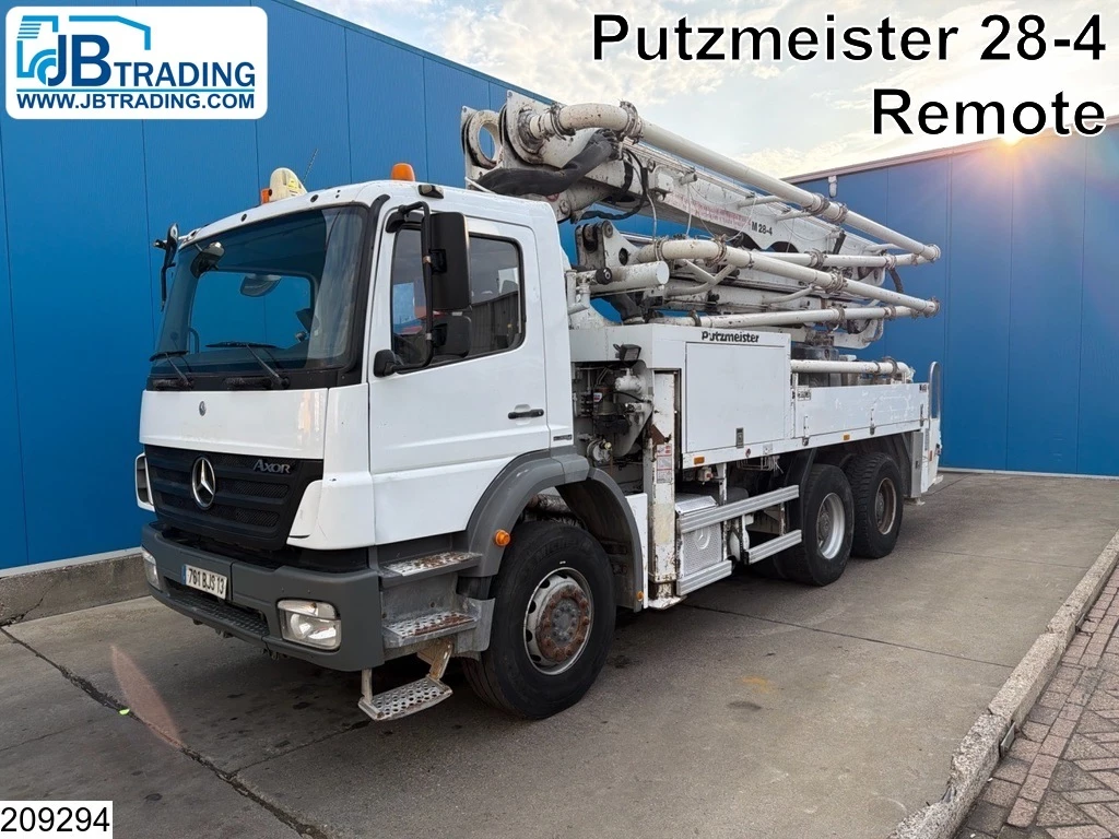 Mercedes-Benz 2008 - Axor 2633 6x4, Putzmeister, Bladgeveerd, Steel spring afbeelding 1