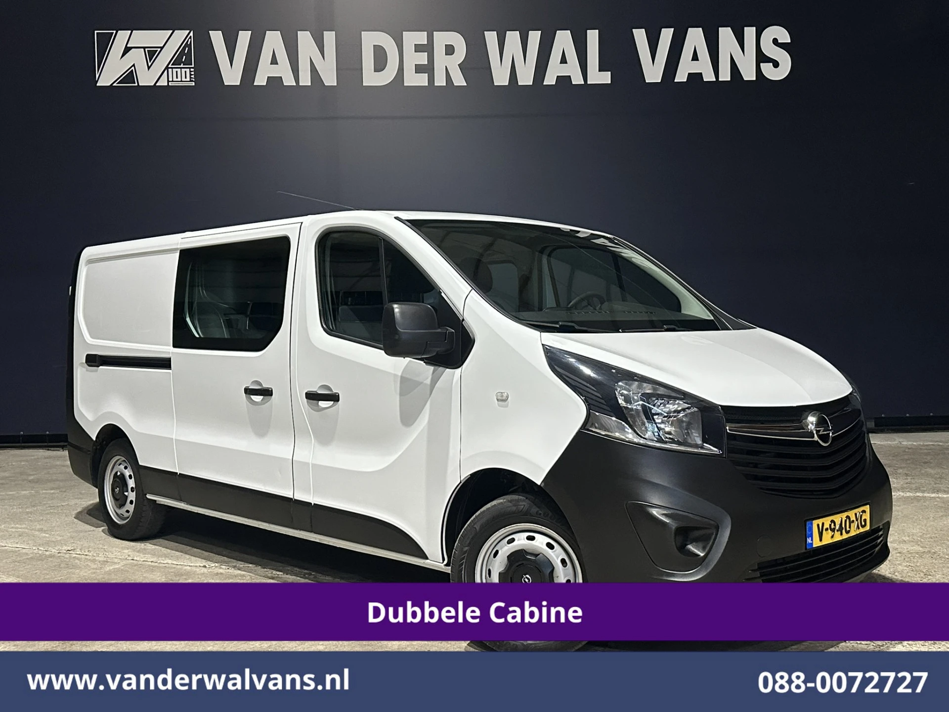 Opel Vivaro 2019 - 1.6 CDTI 126pk L2H1 Dubbele Cabine Euro6 Airco | 6-Zits | LED | Cruisecontrol afbeelding 1