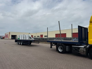 Lintrailers N/A 2007 - vlakke uitschuifbare oplegger / naloop gestuurd APK tot 1-2027 obrazek 1