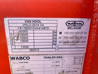 Van Hool N/A 2010 - 30 FT Container Tipper / SAF + Drum / Steering Axle bild 9