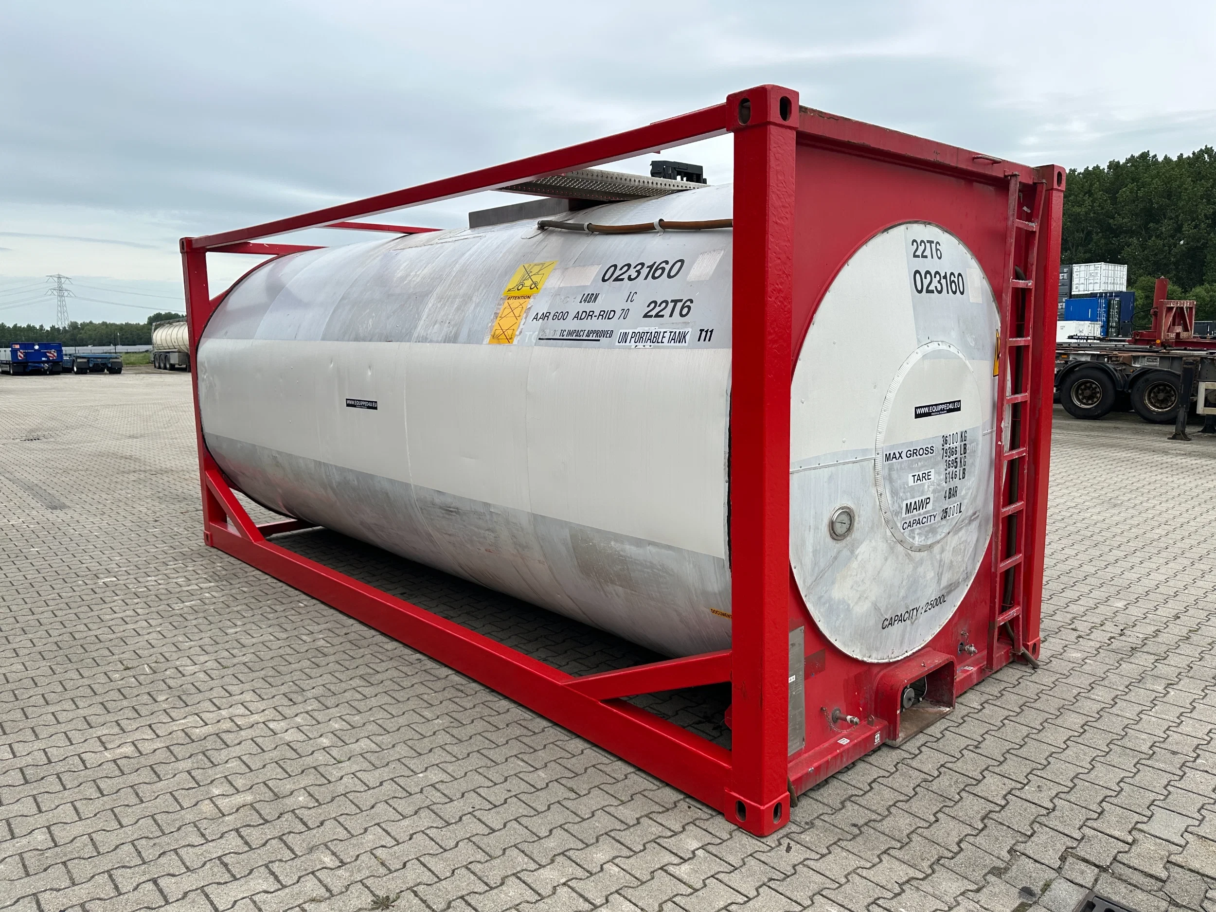 Trencor Containers 2002 - 20FT ISO / 25.000L / 1-COMPARTMENT / T11 / 22T6 afbeelding 7