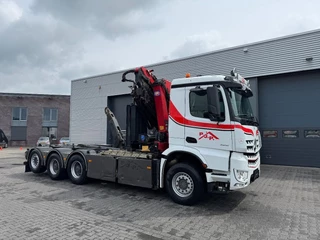 Mercedes-Benz Arocs 3251 8x4,hooklift,HMF 3220 k5 jib k4 ,winch 2019 - N/A image 4