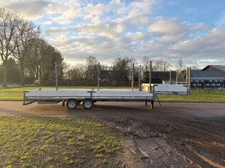 Veldhuizen N/A 2019 - Be oplegger 8 TON  semi dieplader 2018 (2.40 BREED immagine 3