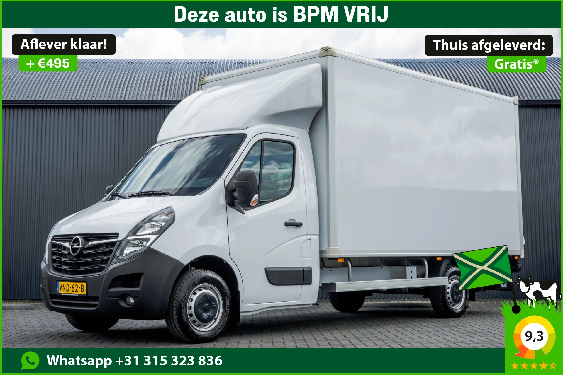 Opel Movano 2021 - **2.3 CDTI BiTurbo | Bakwagen met Laadklep | Euro 6 | 146 PK | Airco | Cruise | Navigatie | MF Stuur** immagine 1