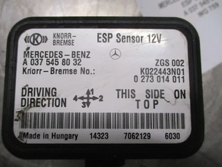 Mercedes-Benz Actros - A 037 545 80 32 ESP SENSOR EURO 6 afbeelding 2 miniatuur