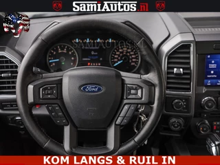 Dodge Ram Pick-Up 2018 - FORD F150 5.0 V8 4X4 | MAT OLIVE GREEN | BIJTELLING VRIJ | ZEER DIK | CAMERA | 3500KG | PANORAMA | LEDER | GO RHINO ROLLBAR | immagine 18
