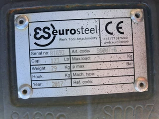 Eurosteel N/A 2017 - excavator bucket 120 cm 123ltr 3x /127ltr 1x, CW0 obrazek 7