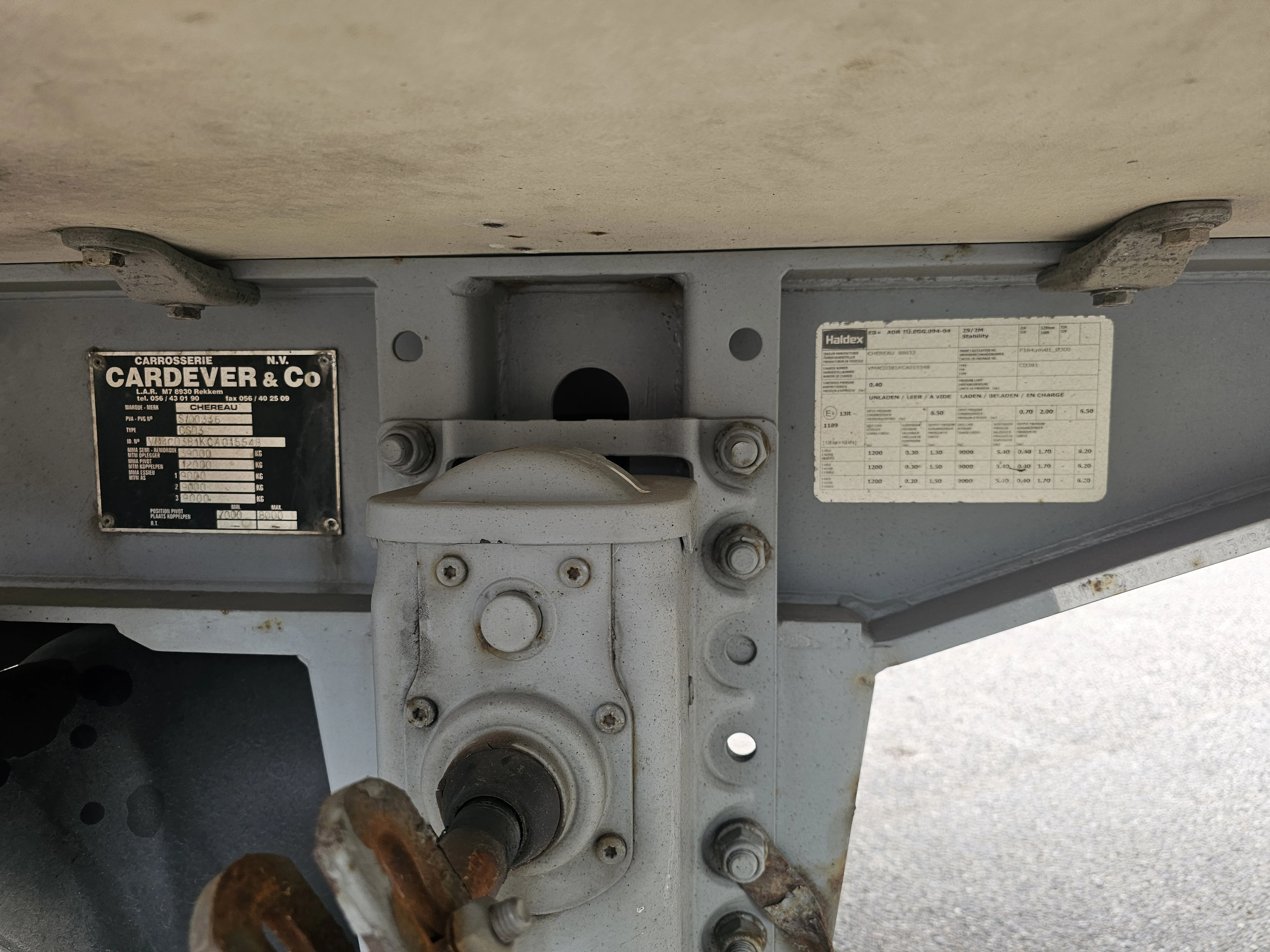 Chereau B3 /CITY TRAILER /STEERING AXLE/LIFT AXLE / 11.80 LONG /LOADING LIFT/ BPW DISC / CARRIER FRIDGE.TUV 23/7/2026 2012 afbeelding 10
