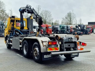 DAF CF 2002 - 250 6x2*4 - Hooklift - HIAB 102 Crane - Manual gearbox - Steering axle - Euro 3 image 7