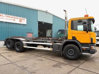 Scania P 2001 - P114-340 6x2 WITH MULTILIFT CONTAINERSYSTEM ONLY 80.500 KM!! ORIGINAL (10 TIRES / FULL STEEL SUSPENSION / 12 GEARS MANUAL GEARBOX / 9.000 KG. FRONT AXLE) obrazek 4