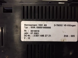 Mercedes-Benz N/A 2001 - 0014462721 INSTRUMENT CLUSTER zdjecie 3