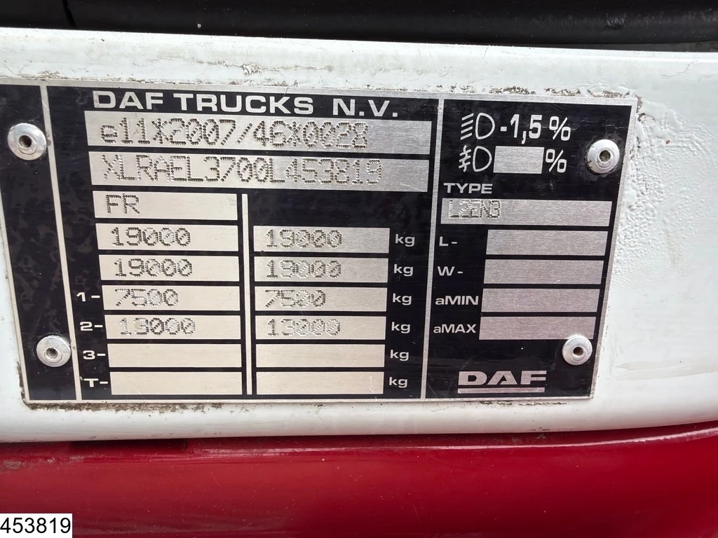 DAF 2016 - LF 250 EURO 6, Dhollandia, Carrier, Meat, Viande, Carne изображение 9