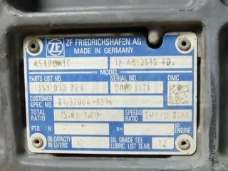MAN N/A - Gearbox & Clutch Parts Versnellingsbak 12AS2130TD image 3