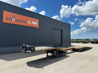 Broshuis N/A 2015 - 3ABSD Lowloader 3-axle / GVW: 53.000kg / Neck: 23.000kg / hydraulic steering + ramps + loading table / 4.60m extendable / winch / liftaxle immagine 1