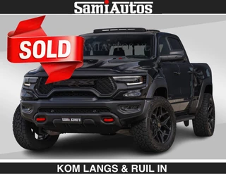 Dodge Ram Pick-Up 2024 - TRX HELLCAT | 6.2 V8 712PK SUPERCHARGER | € 129.50 excl | RODE STIKSELS | FULLY LOADED | CARBON | afbeelding 1 miniatuur