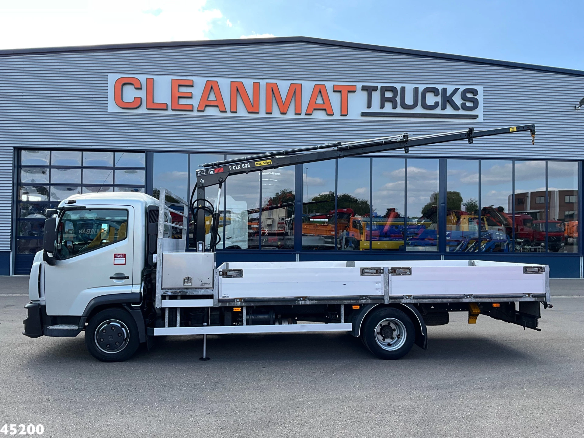 Renault D 180 Hiab 3,8 Tonmeter Euro 6 Just 178.017 km! 2016 image 1