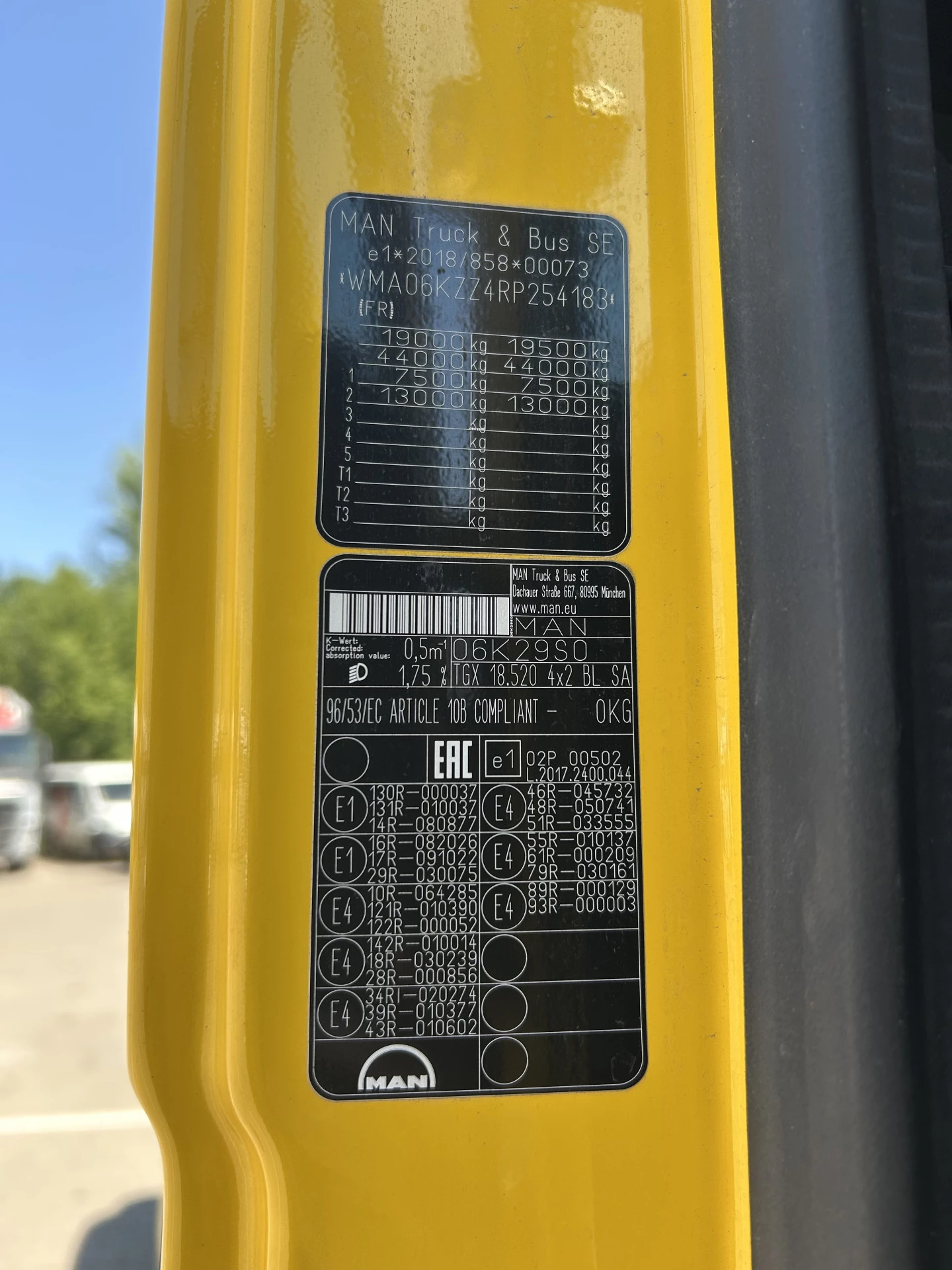 MAN TGX 2024 - 18.520 GM / 165 dkm / Retarder immagine 17