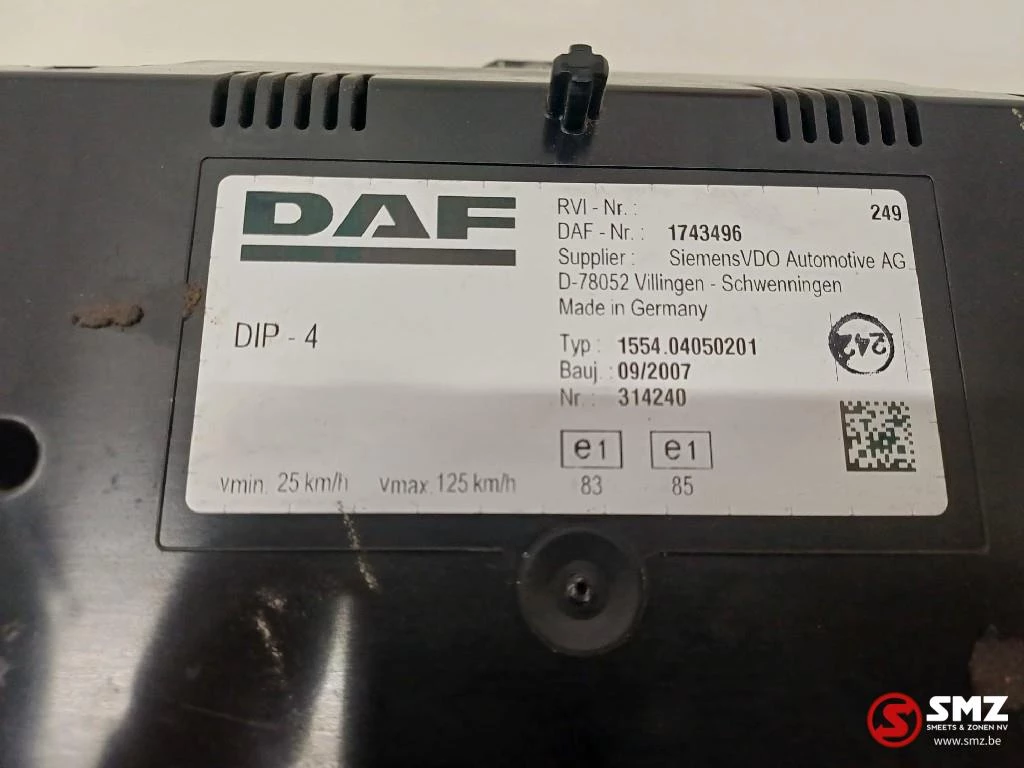 DAF 2007 - Occ instrumentenpaneel DAF изображение 4
