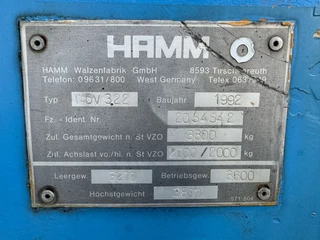 Hamm DV 3.22 1992 - Double Drum image 22