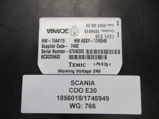 Scania - 1856018/1745949/1745949 COO E30 imagen 2 miniatura