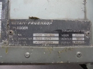 Netam-Fruehauf N/A 1990 - ONCR 19-109 APK 11-2025 NL TRAILER image 12