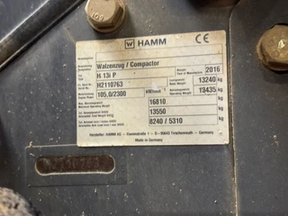 Hamm H13i Padfoot compactor 2016 - N/A obrazek 24