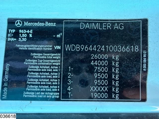 Mercedes-Benz N/A 2016 - Arocs 2642 6x4, Euro 6, PTO, hydraulics image 8