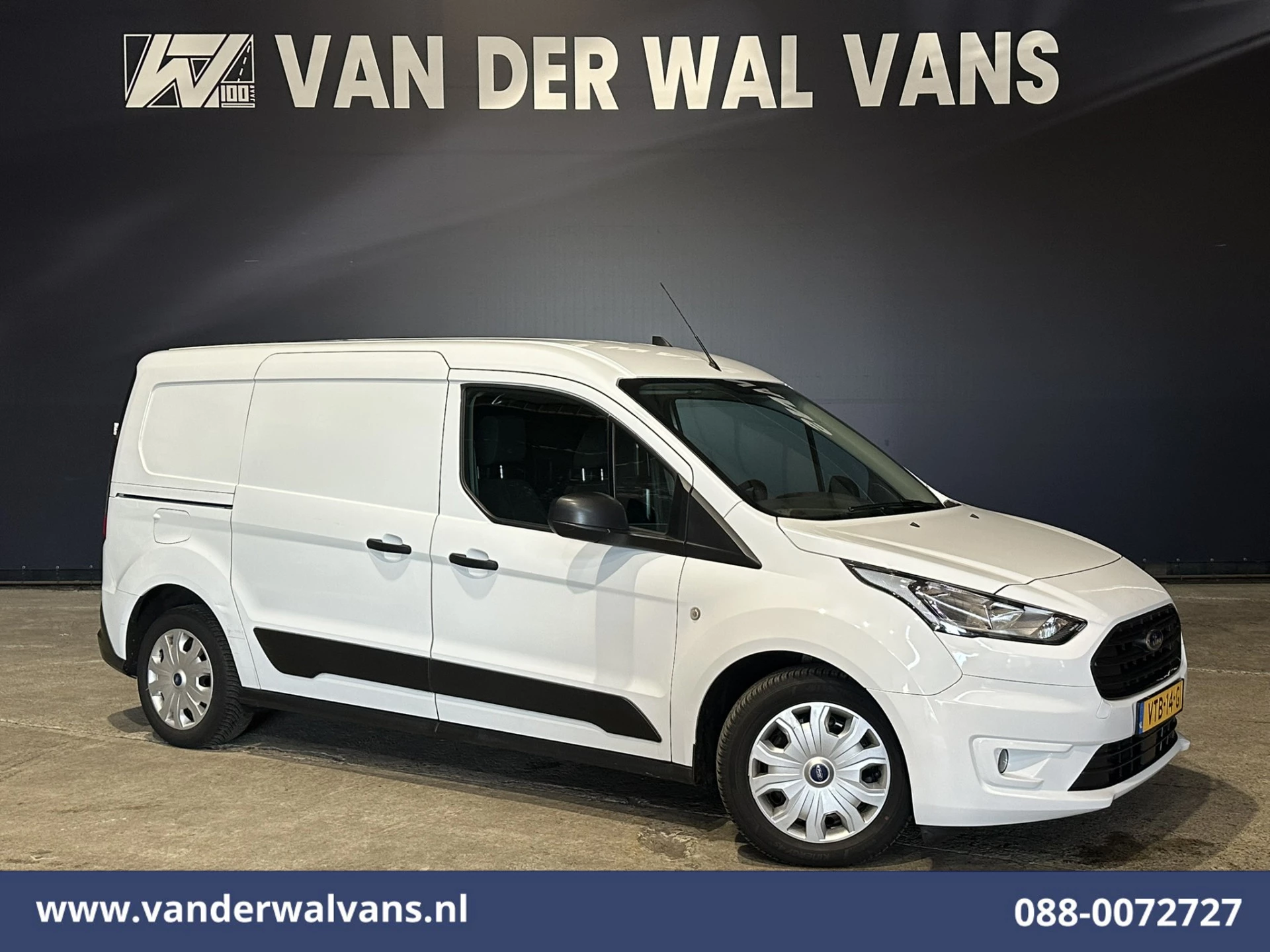 Ford Transit Connect 2022 - 1.5 EcoBlue 100pk L2H1 Euro6 Airco | 2x zijdeur | Camera | Navigatie | Apple Carplay | Cruisecontrol afbeelding 1