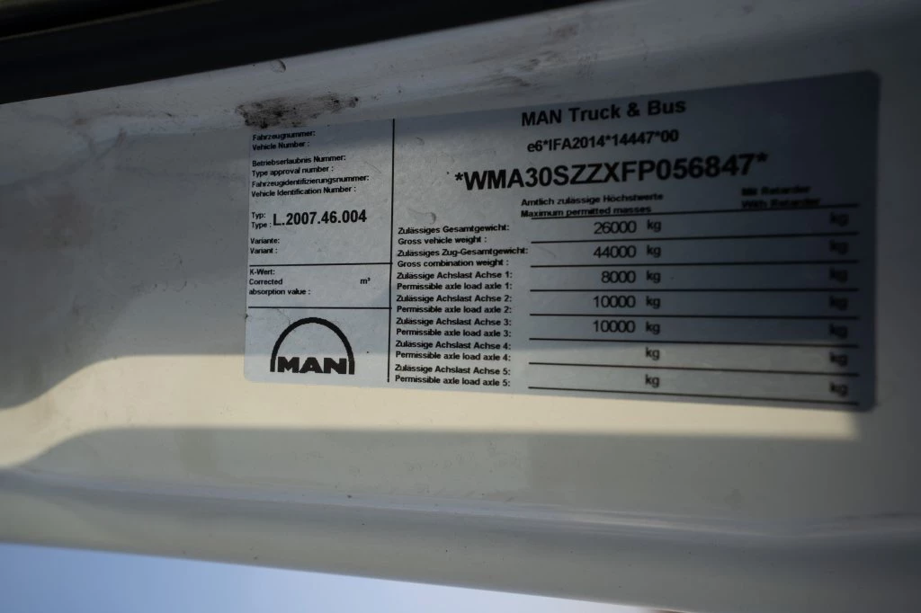 MAN TGS 2014 - 33.440 BLS+ Big Axles+HYDR. immagine 17