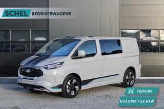 Ford Transit Custom 2025 - 320 2.5 PHEV L1H1 Sport DC 232pk - 2x Schuif - 360 Camera - ACC - Keyless - Stoel/Stuurverwarming - Blindspot - Incl BPM - Rijklaar bild 1