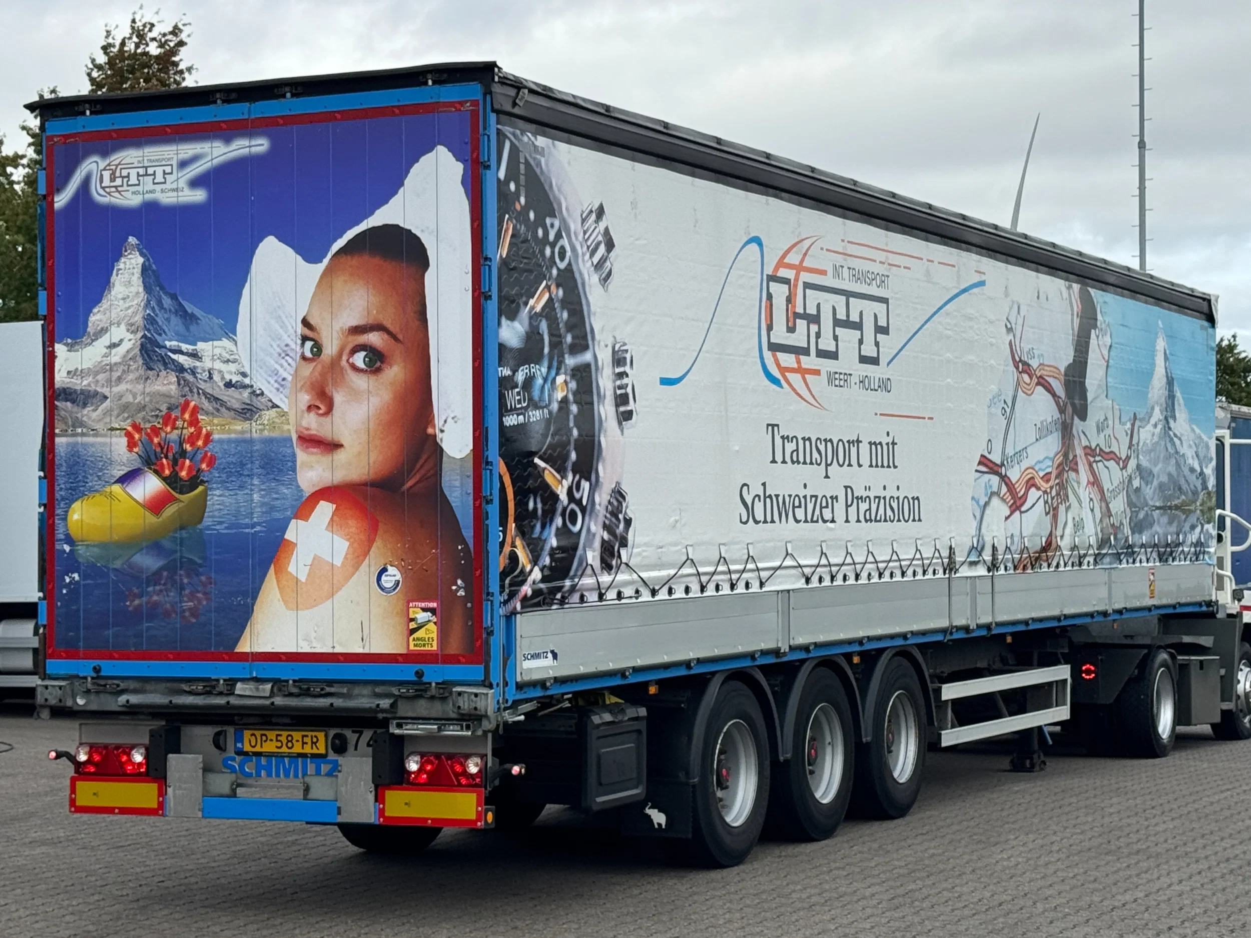 Schmitz Cargobull 2016 - Schuifzeil met Borden / SAF-Axle / Code XL / Apk! afbeelding 1