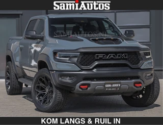 Dodge Ram Pick-Up 2021 - TRX 6.2 V8 HELLCAT | ANVIL SPECIAL ORIGINAL COLOR | CARBON | RODE STIKSELS | BOM VOL | afbeelding 2 miniatuur