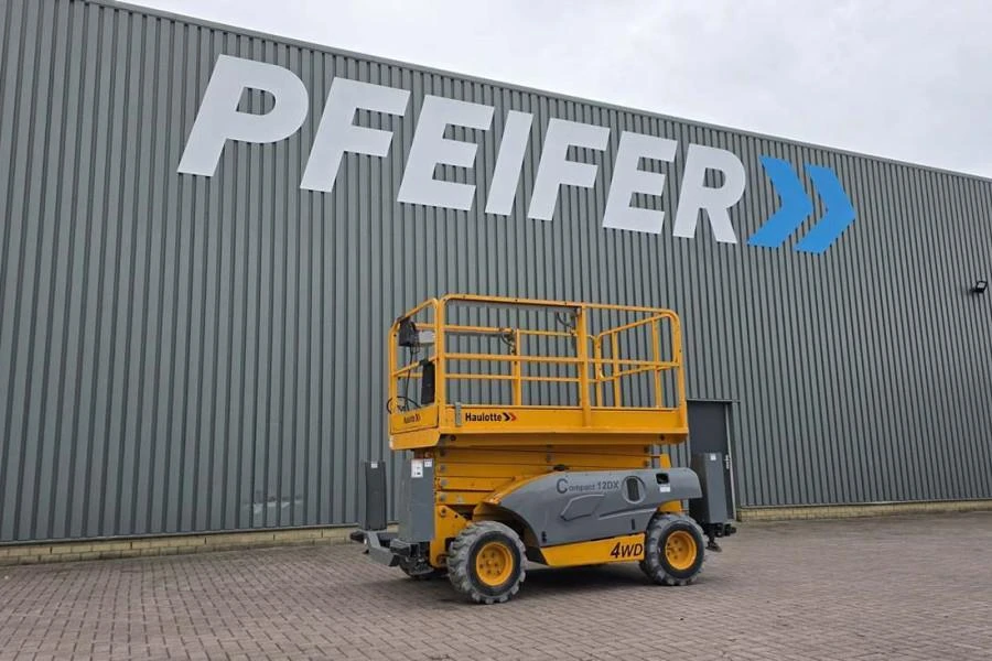 Haulotte 2018 - Compact 12DX Diesel, 4x4 Drive, 12m Working Height afbeelding 1