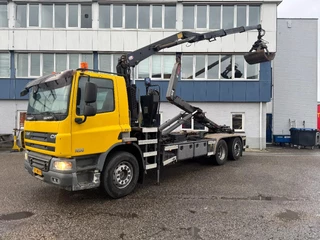 DAF CF 75.310 6X2 EURO 5 HMF 1244 Z2 + REMOTE + HIAB 17T HOOK
