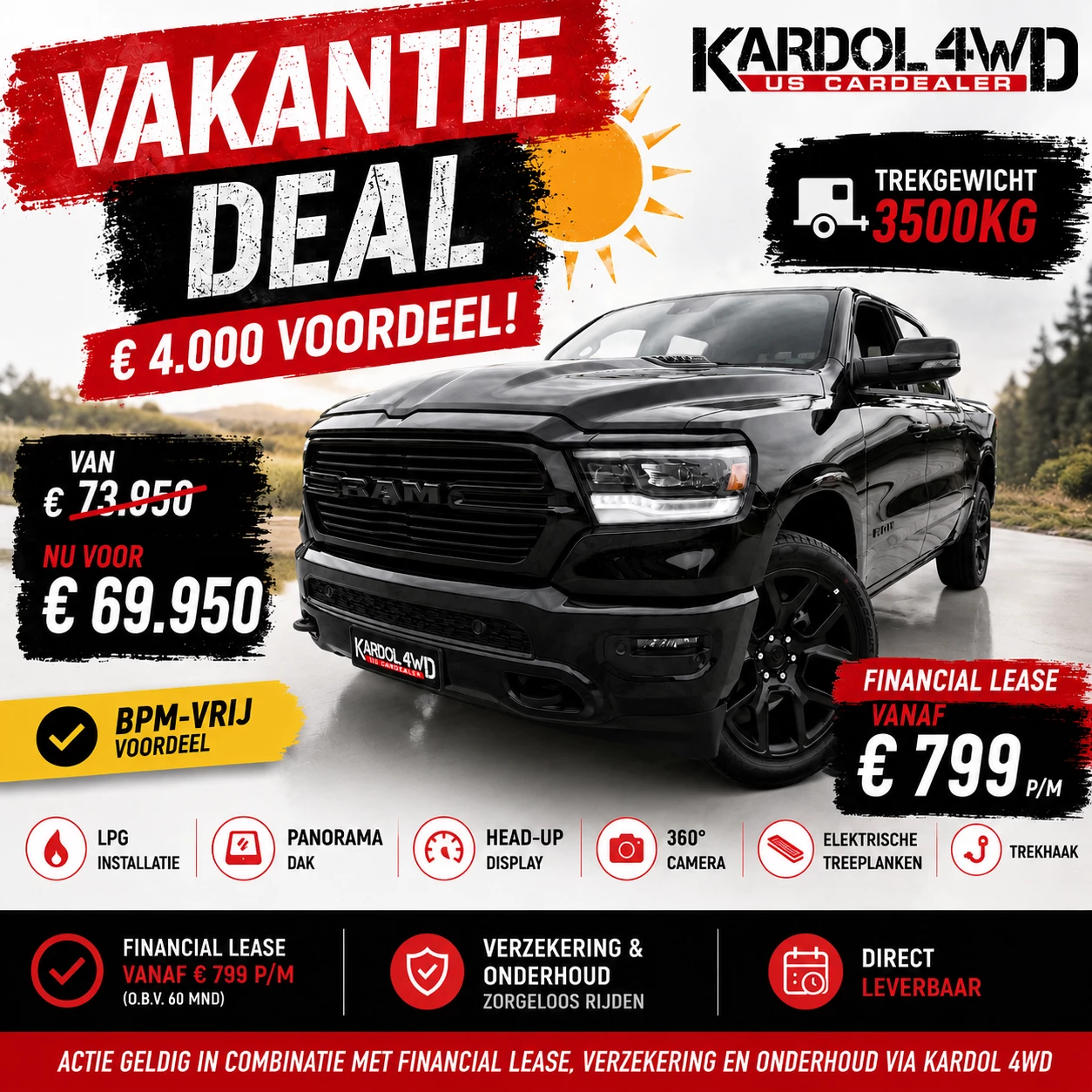 Dodge Ram 1500 2024 - VAKANTIE DEAL €4.000 VOORDEEL | LPG | PANO | HUD | 360 CAM obrázek 1