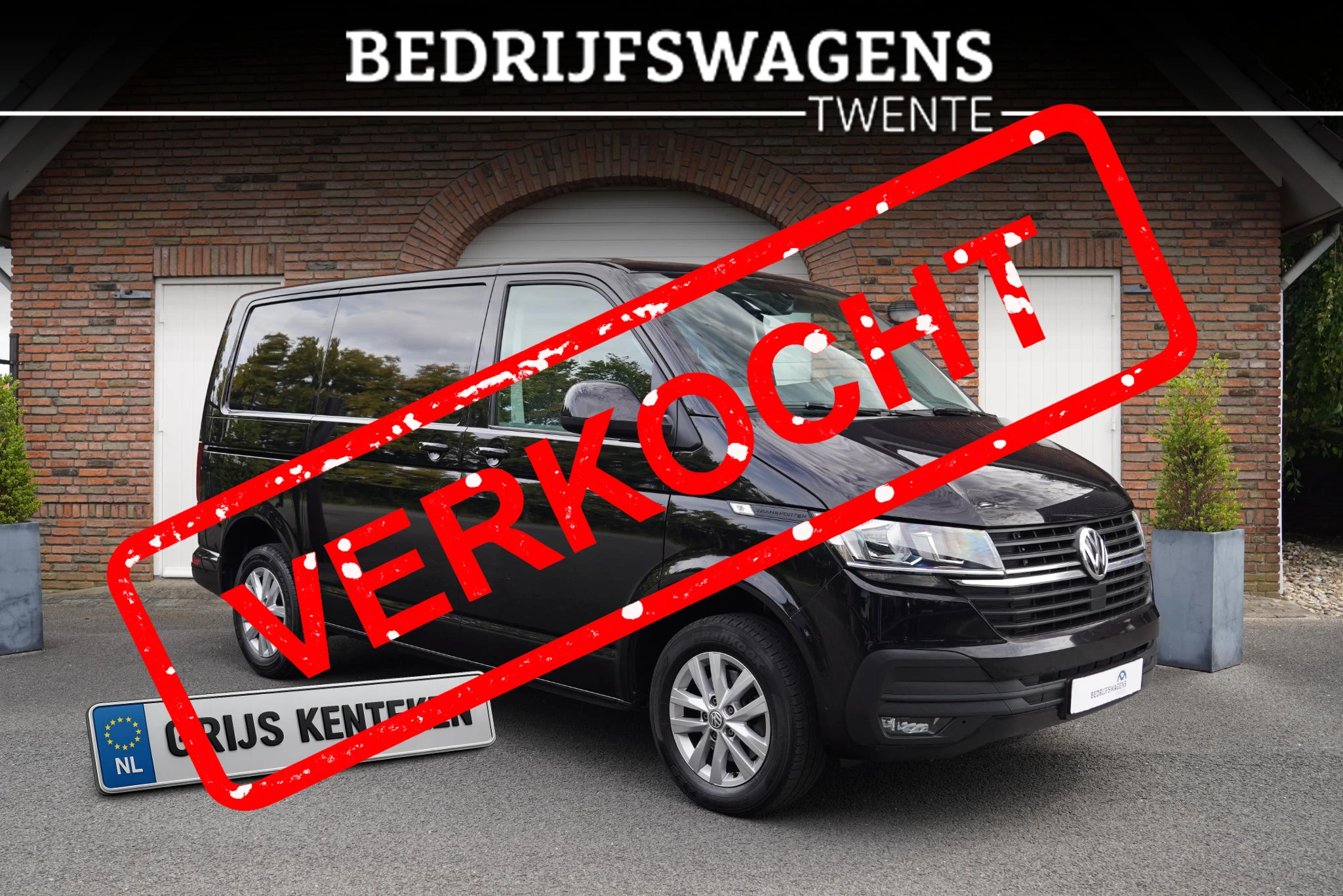 Volkswagen Transporter 2023 - T6.1 2.0 TDI 150 pk DSG 2x Schuifdeur-L1H1-Clima-KLEP afbeelding 1
