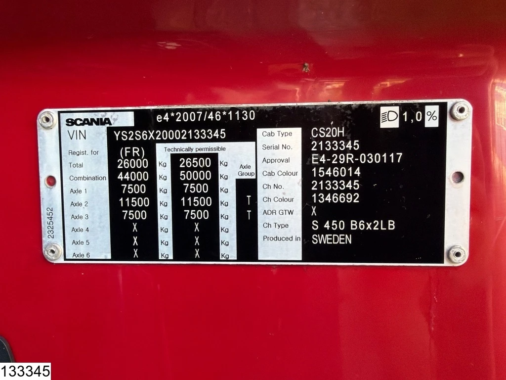 Scania S 2017 - 450 Euro 6, retarder, hydraulic pop-up roof imagen 7