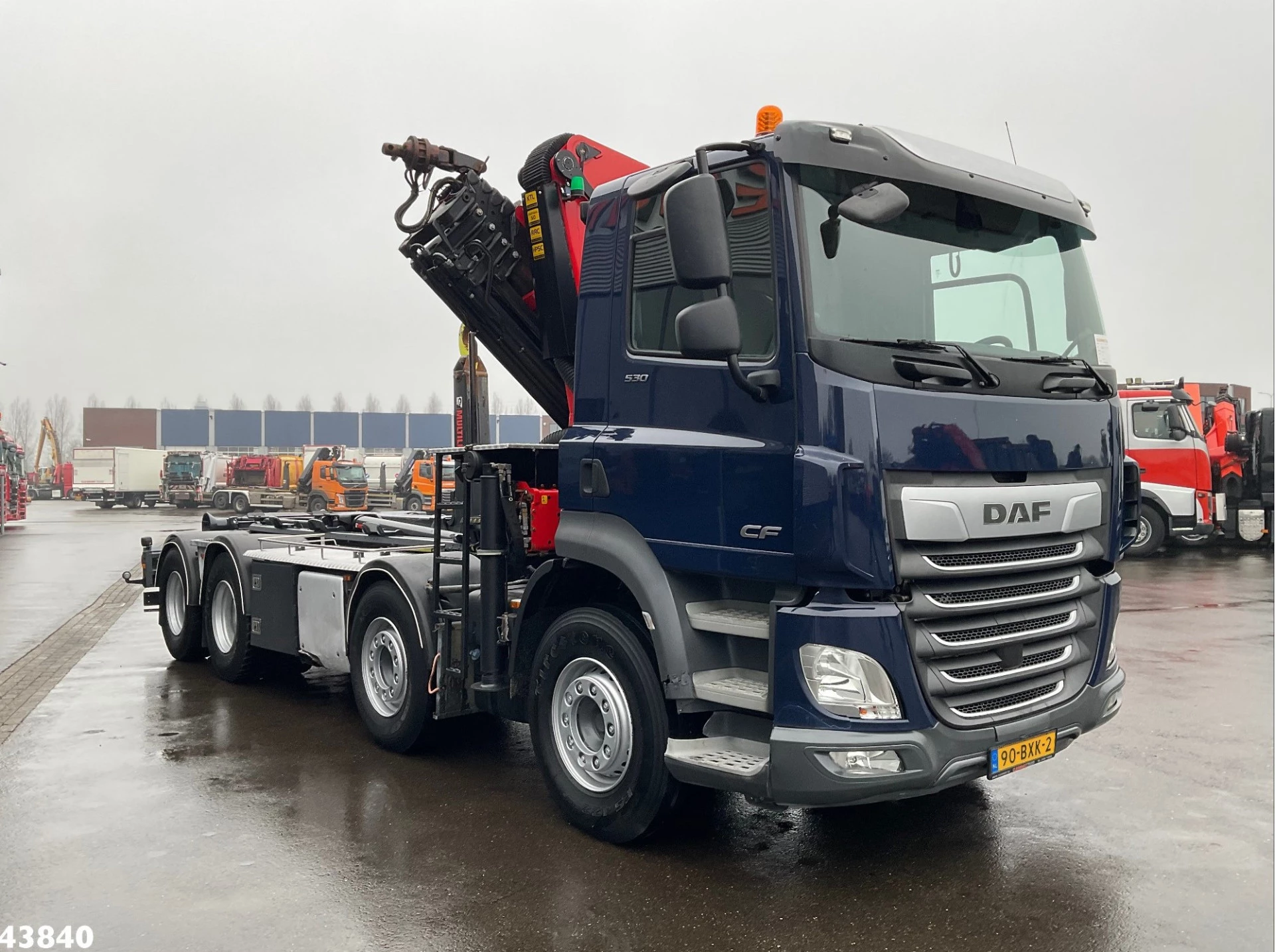 DAF 33 2019 - FAD CF 530 8x4 Euro 6 Palfinger Tonmeter laadkraan afbeelding 3