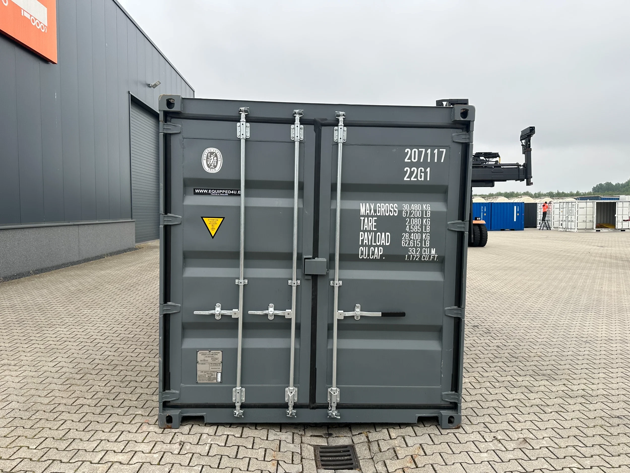 YANGZHOU 2026 - NEW (ONE-WAY) 20FT ISO DV 8'6" STANDARD container, 6x available obrázek 7