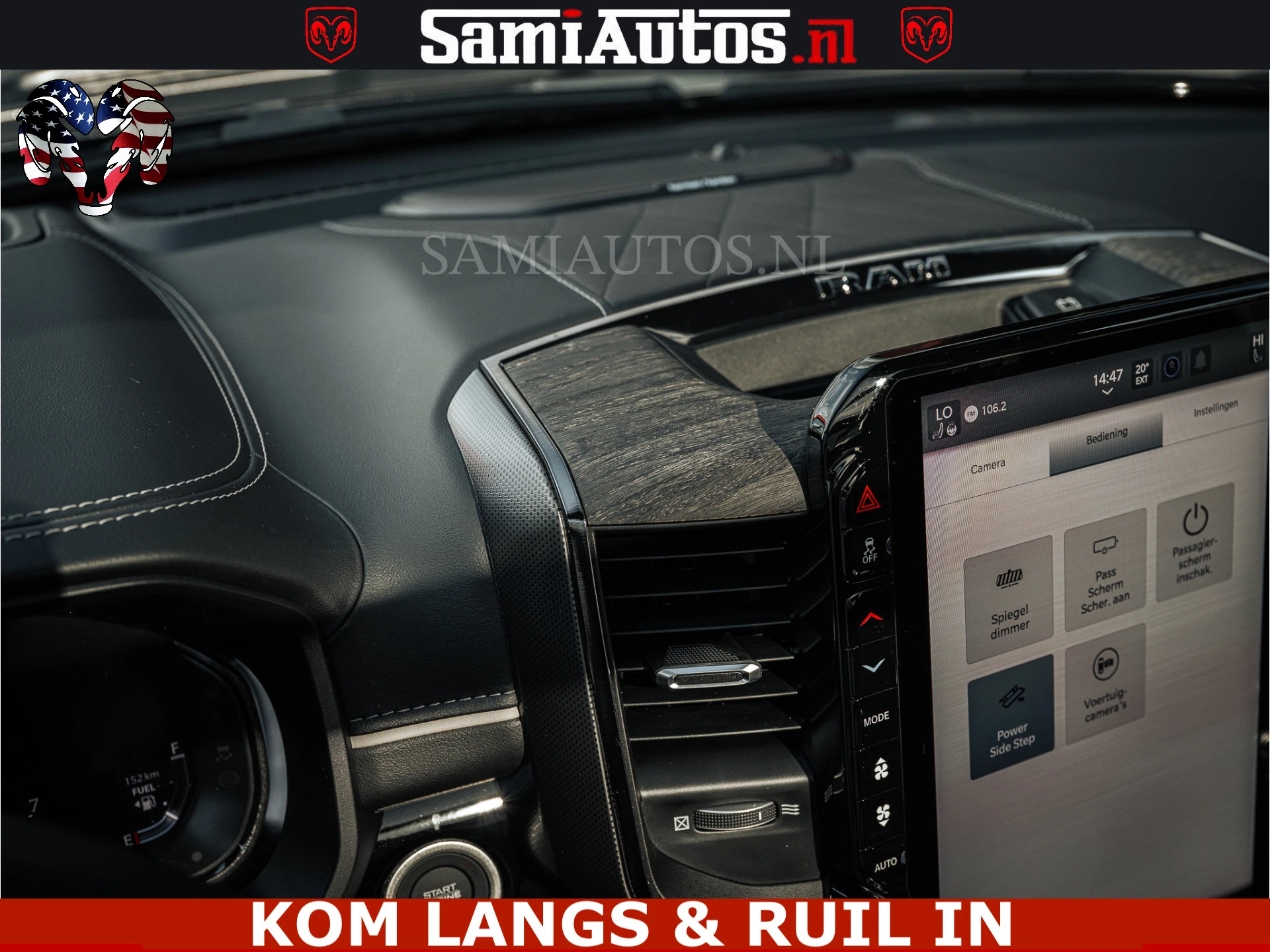Dodge Ram Pick-Up 2024 - HULK Pack | Limited Night H.O 540HP 706Nm | Massage + Full Option | De Meest Luxe en Volle in zijn Klasse | Hulk Pack is meer prijs | Bild 12