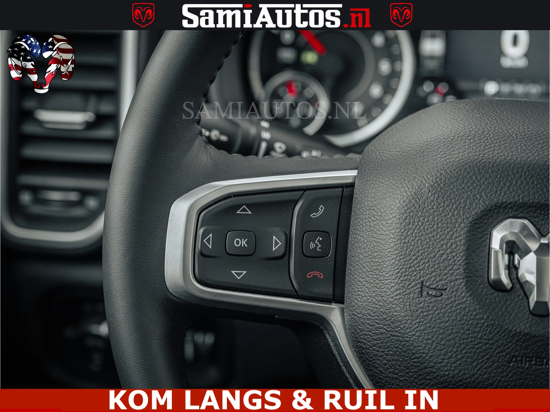 Dodge Ram Pick-Up 2024 - SPORT | 5.7 V8 4x4 HEMI | PANORAMA DAK | GROOTSCHERM 12 INCH | LPG | Patriot Blue immagine 56