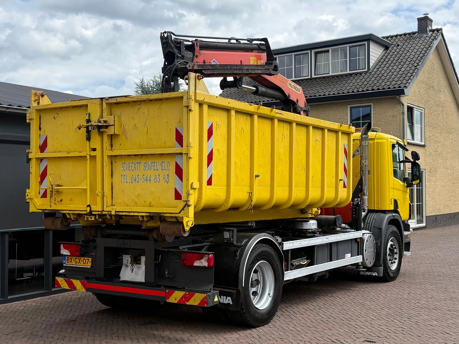 Scania P 2009 - P320 CRANE 18 T.M Full Steel 14T Cable System Euro 5 afbeelding 7