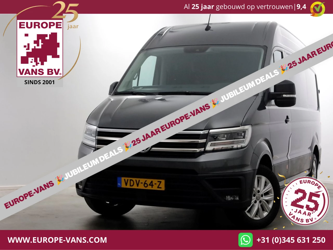 Volkswagen Crafter 2020 - 35 2.0 TDI 140pk DSG-Automaat L3H3 (L2H2) Highline ACC/LED/Camera 01-2020 imagem 1
