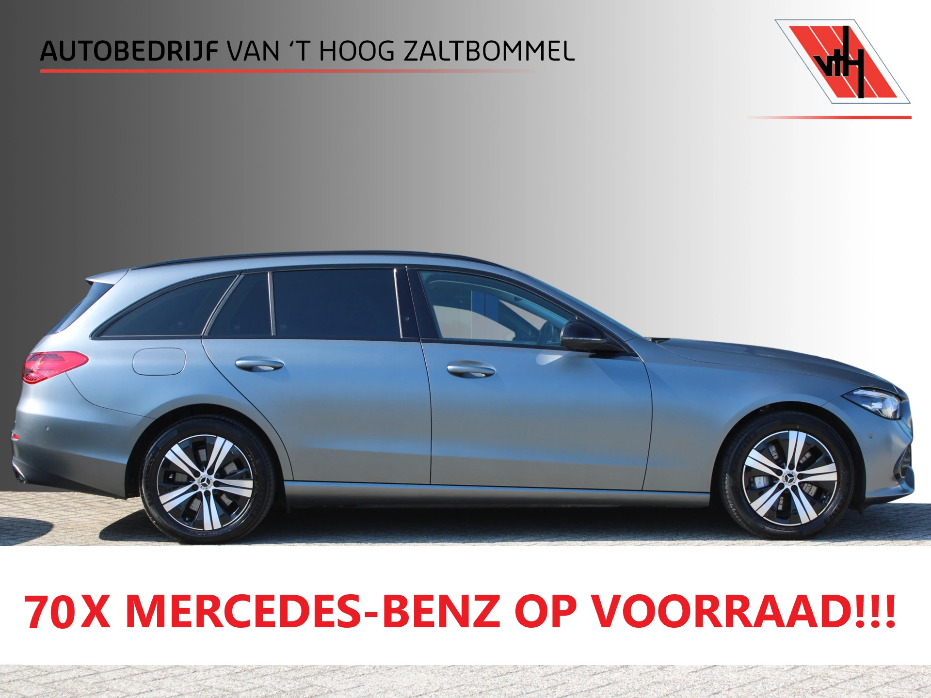 Mercedes-Benz C-Klasse 2023 - Estate 300e Luxury Line NIGHT PAKKET <<MAGNO GREY>> HEAD-UP SFEER CARPLAY afbeelding 1