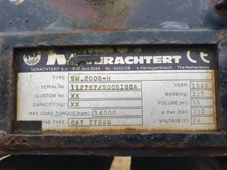 Verachtert N/A 1999 - Quick Coupler - Cat 928G / IT28G obrazek 14