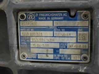 MAN N/A 2016 - Gearbox & Clutch Parts Versnellingsbak 12AS2130TD immagine 3