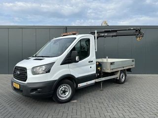 Ford Transit 2019 - 350 2.0 TDCI 130 PK AWD / 4x4 / HIAB T-CLX 013 KRAAN / AWD / TREKHAAK / AIRCO / 2.800 KG AHG afbeelding 2 miniatuur